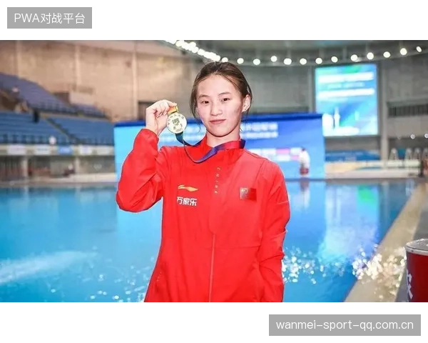 跳水年轻选手顶住压力摘金